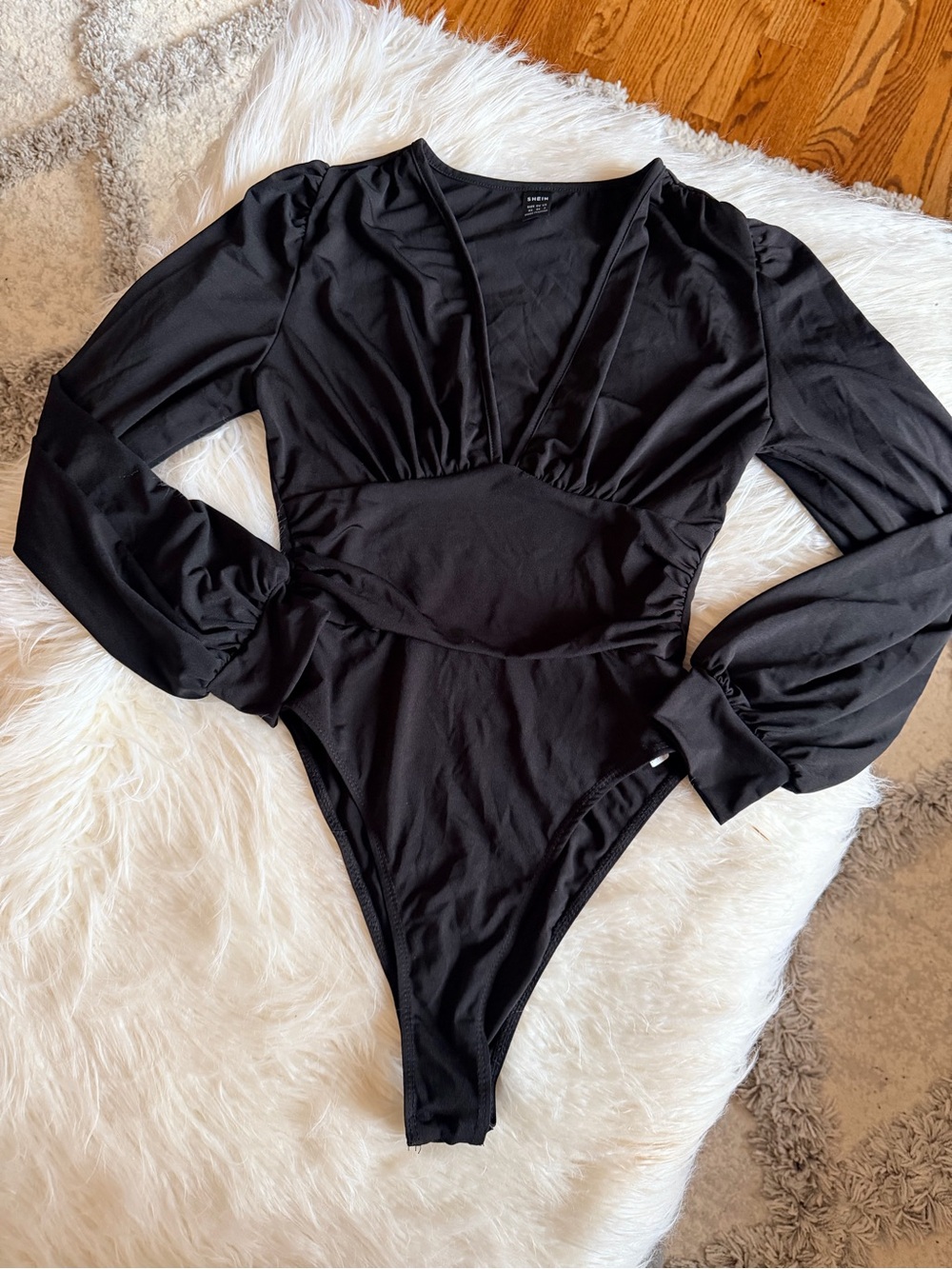 Long-Sleeve V-Neck Bodysuit
